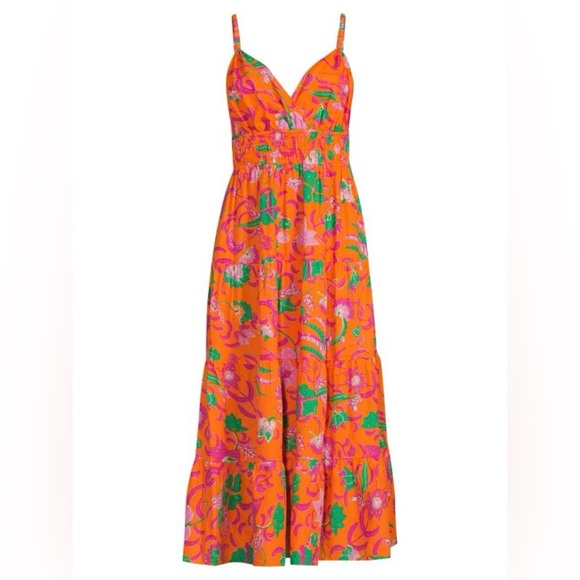 10 Crosby Derek Lam Dresses & Skirts - Derek Lam 10 Crosby Cecelia Floral Tiered Midi Dress